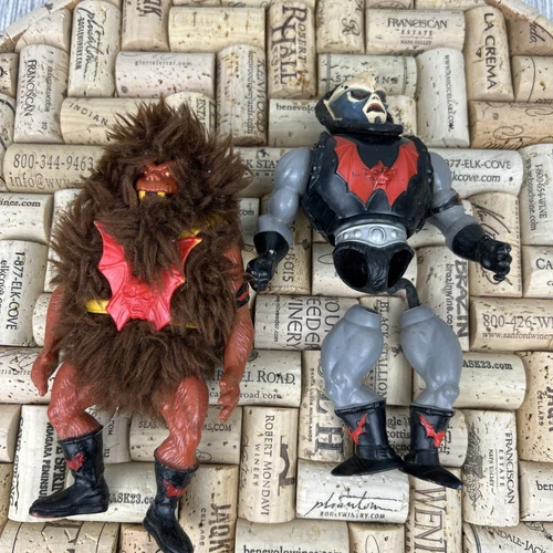 Hordak + Grizzlor 1984 Masters of the Universe Mattel MOTU Figures Vintage