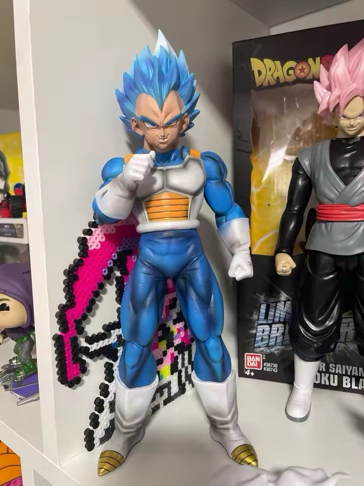 Figura Vegeta 28cm Super Saiyajin Blue Dragon Ball Anime Coleccionista
