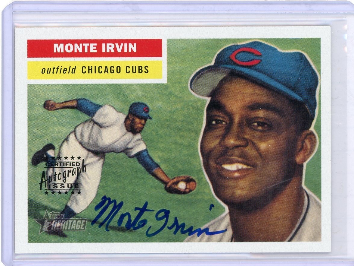2005 Topps Heritage Real One Autograph #RO-MI Monte Irvin