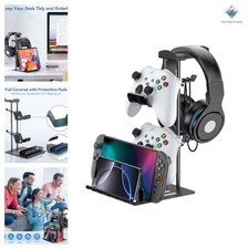Headphone Stand with Controller Holder for Desk Organizer Universal