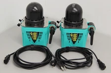 Pair Of 2 Alien Bees B800 Studio Strobe Monolight By Paul C Buff Green