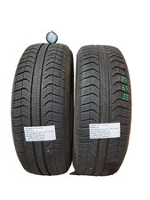 2 PNEUMATICI USATI 195/65 R 15 91V PIRELLI 4STAGIONI M+S 6.5 MM DOT 0722