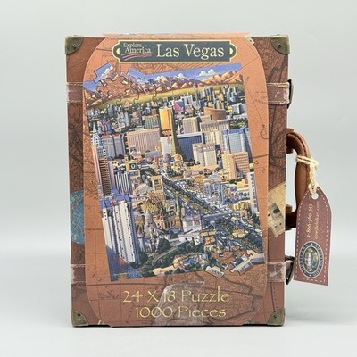 Explore America Jigsaw Puzzle Dowdle Americana Las Vegas 24x18 1000 Pieces
