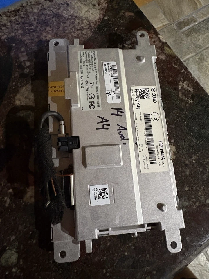 AUDI MMI 2013-2016 navegación navegación pantalla pantalla 7 pulgadas OEM #8R0919604A Foto 2 de 4