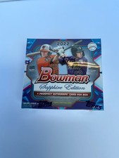 2022 Bowman Sapphire Edition Baseball Hobby Box Factory Sealed