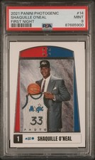 2021 Panini Photogenic Shaquille Oneal First Night PSA 9