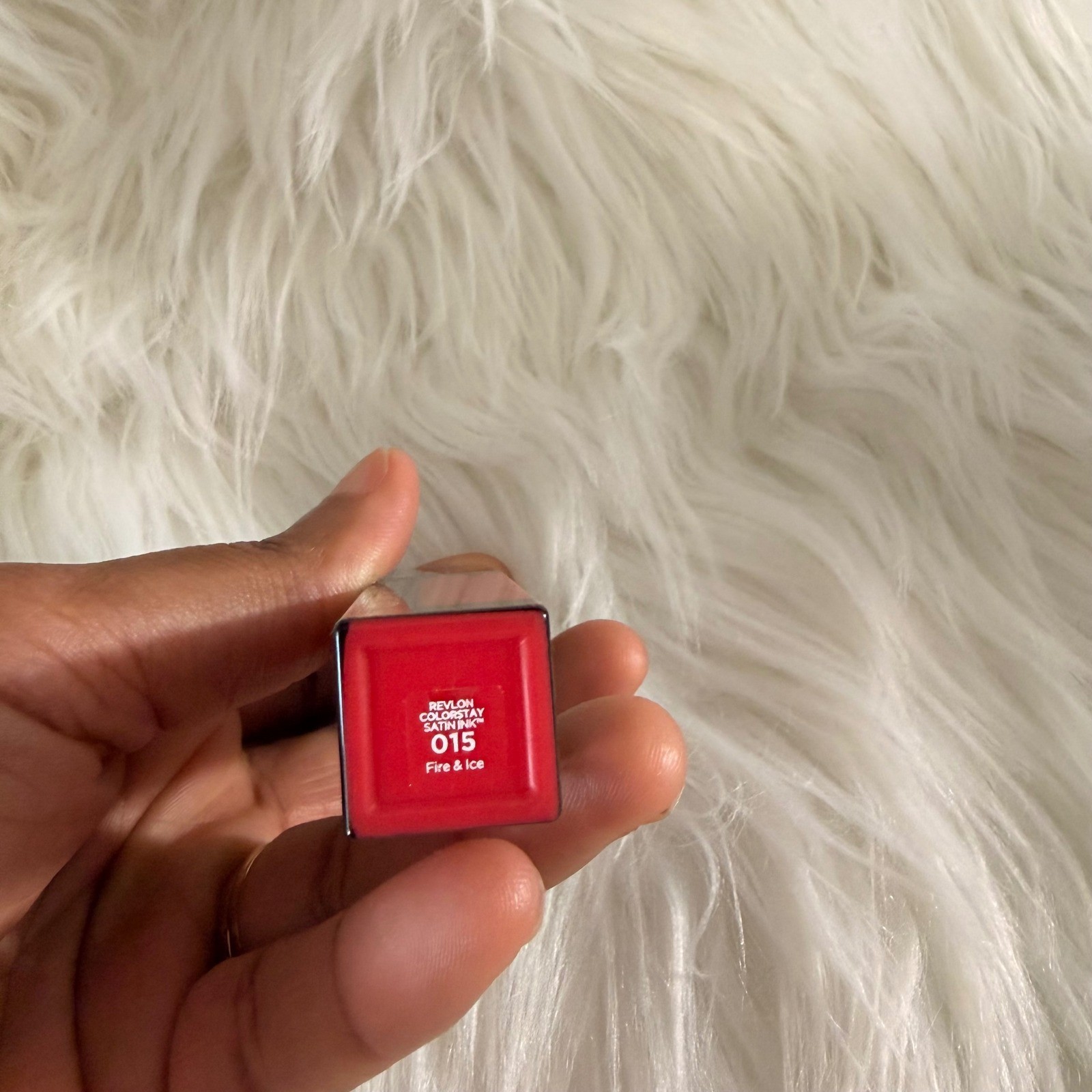 Revlon ColorStay Satin Ink Liquid Lipstick 015 Fire & Ice Red Longwear MAKEUP image 2