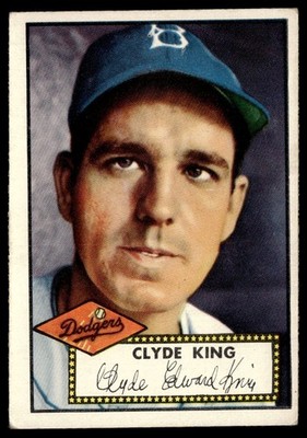 1952 Topps Clyde King (MC) Brooklyn Dodgers #205
