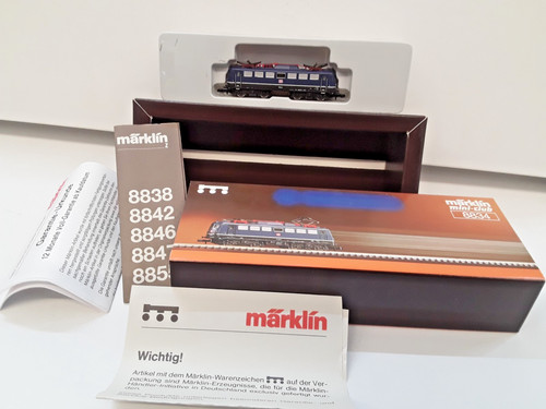 Märklin Z 8834 Elektrolok "110 155-9"  der DB, OVP geprüfter Zustand | Zustand: Gebraucht
