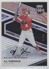 2020 Elite Extra Edition Prime Numbers B Signatures 27/65 AJ Vukovich Auto 03uh