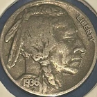 *1936 S Buffalo Nickel **Free Shipping**