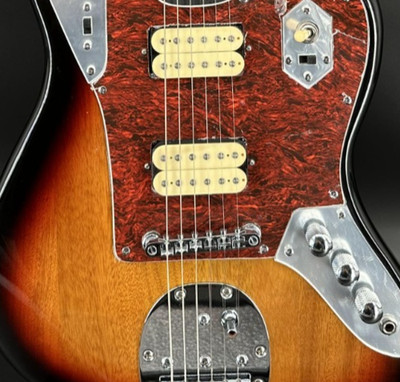 US Warehouse Vintage Sunburst Jazz master Style Electric Guitar HH Pickups