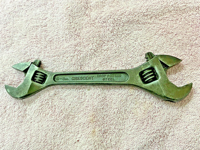 VINTAGE CRESCENT TOOL CO. 6-8 COMBO ADJUTSBLE WRENCH