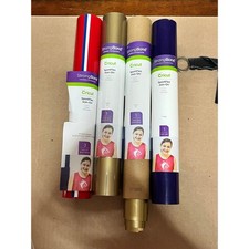 Cricut SportFlex Iron On Vinyl Roll Lot Gold ...