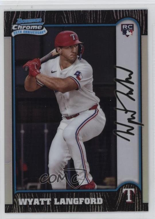 2024 Bowman Chrome 1999 25th Anniversary Wyatt Langford #BC25-16 0c3h