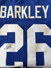 Saquon Barkley Autographed N.Y. Giants Football Jersey JSA COA Free Shipping