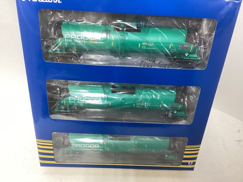 Paquete de 3 vagones cisterna de etanol Athearn #2399 escala HO “Procor” 30K galones | Condition: New