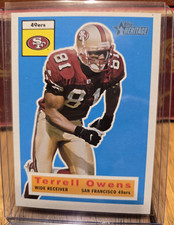 Topps 2001 Heritage Terrell Owens San Francisco 49ers #39 Football Card