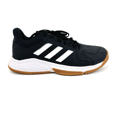 Womens 8 Adidas Court Flight Volleyball Shoes Sneakers Black Pickleball  IE1661 | eBay