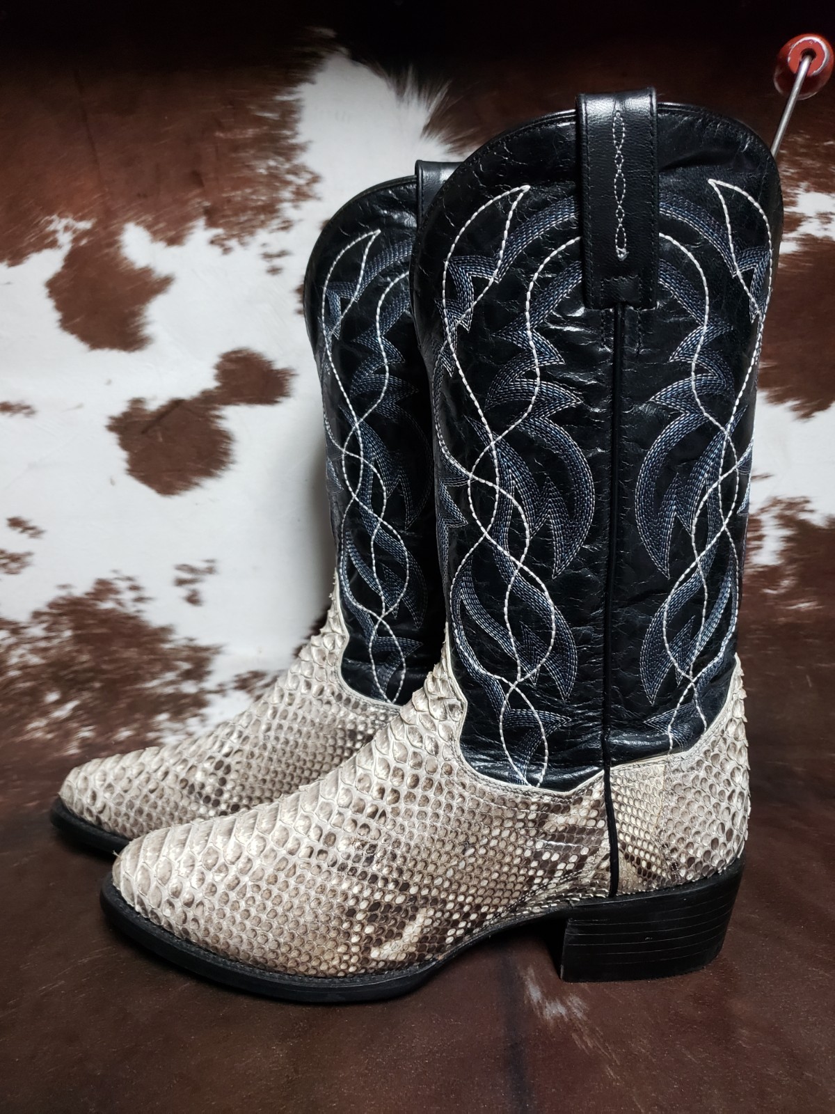 Dan Post Manning Genuine Python Snake 🐍 Western … - image 7