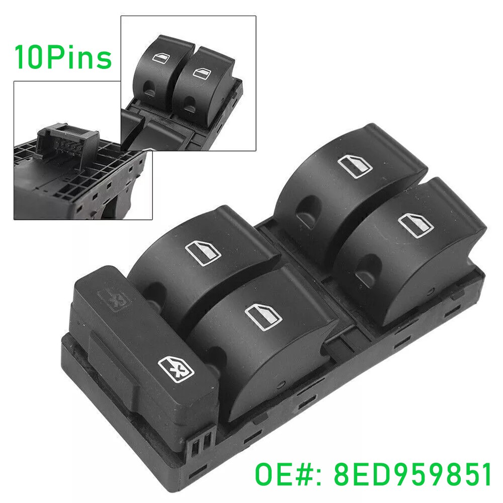 아우디 A4 B6 B7 2000~2008년식 차량용 마스터 파워 윈도우 스위치 패널 (부품 번호: 8ED959851) 2