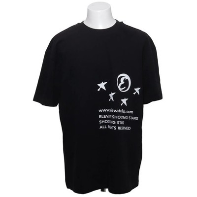 Elevate, T-shirt, Größe: L, Schwarz, Baumwolle, Print, Herren #v8M