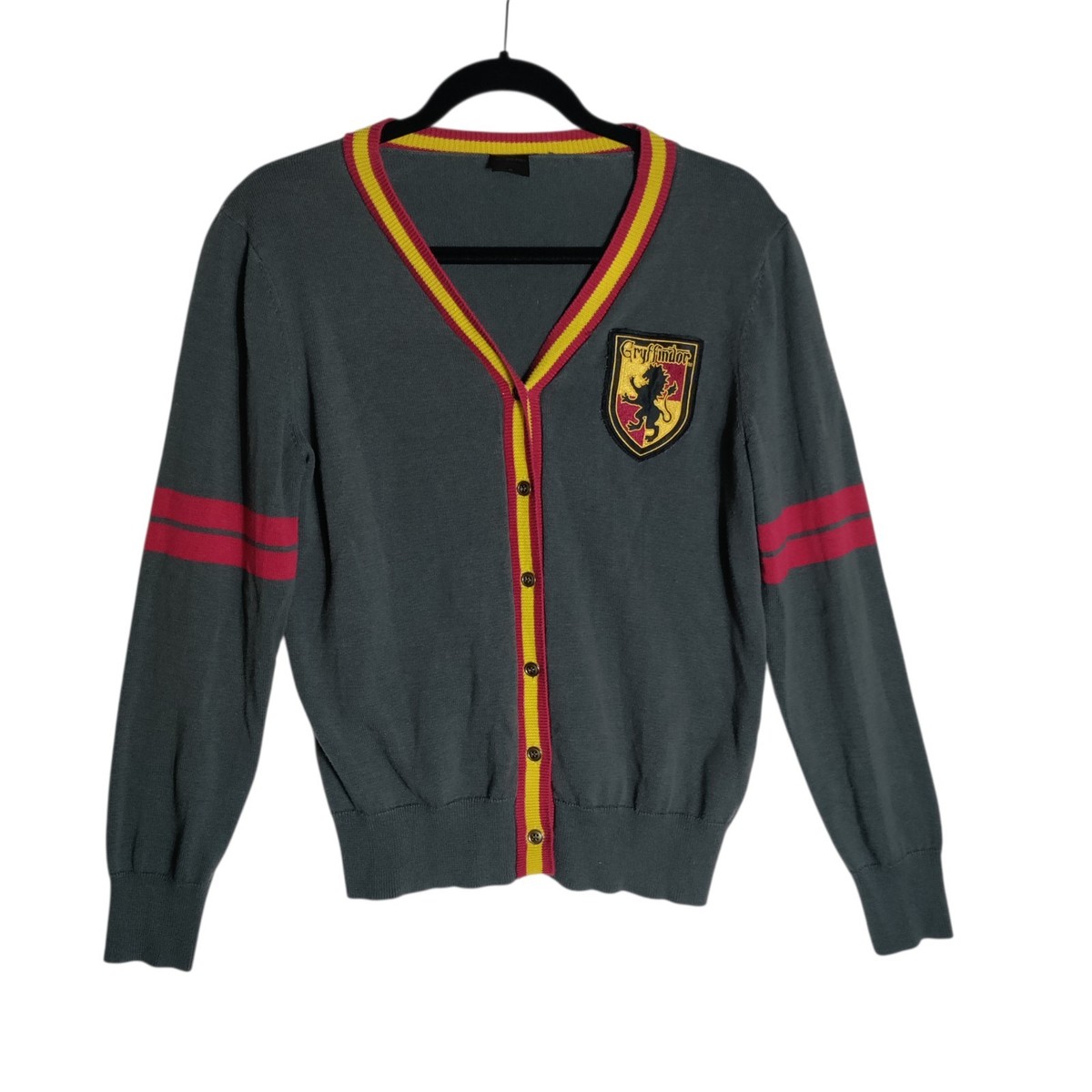 Harry Potter Womens Size M Cardigan Gryffindor Wizarding World 