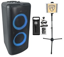 Rockville ELITE PARTY 65 Karaoke Machine System Party Speaker w/Mic Tablet Stand
