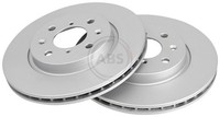 2X Bremsscheibe Beschichtet A.B.S. 18186 FüR Swift NZ FZ Suzuki 4 AZG412 ZC72S