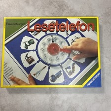 1980 Ravensburger Lesetelefon German Childrens Toy Phone Educational Game
