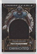 2022 Obsidian Unbreakable Material Electric Etch Orange 50/75 Travon Walker 16wc