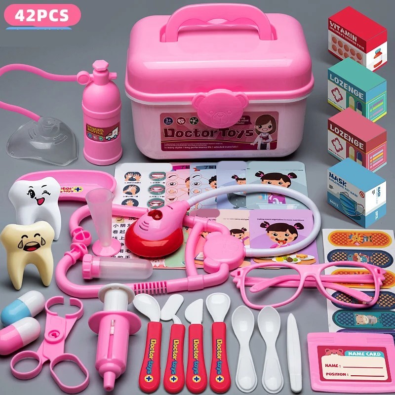 42 PCS Kids Doctor Play Set &ndash; Pretend Medical Kit for Boys & Girls Ages 3&ndash;12