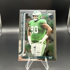 2025 Topps Chrome Football - Jordan Davis #249 Eagles