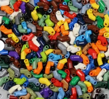 CHEAPEST! - LEGO Minifigure Arms Random Assorted Colors Parts Bulk Lot of 50