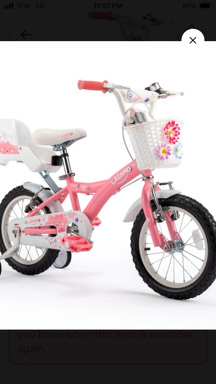 JOYSTAR Kids Bike 12-16 Inch Boy bike Age 2-7 Years old Luminous Training Wheels