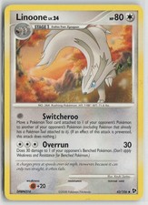 Linoone 43/106 Uncommon Great Encounters Pokemon Moderately Played on eBay