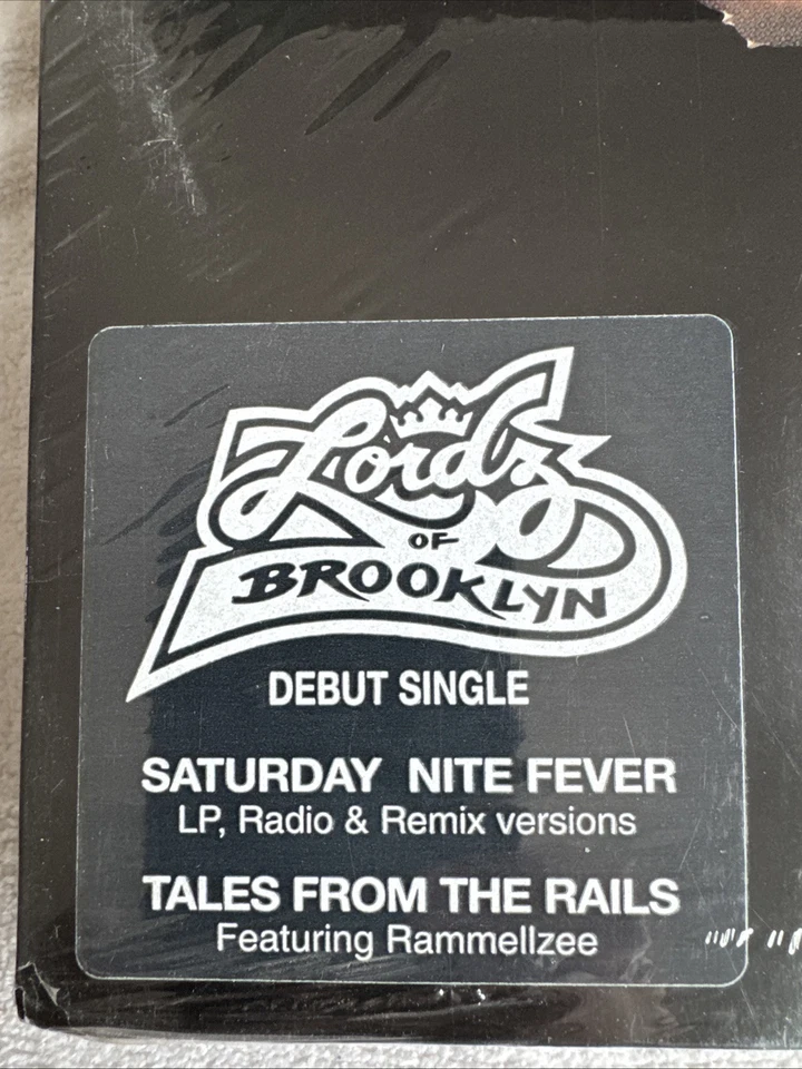 1995 - LORDZ OF BROOKLYN - SATURDAY NIGHT FEVER / TALES FROM THE RAILS - OG - Image 2 of 3