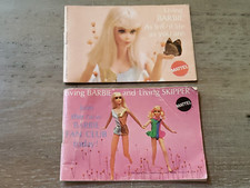 2 Vintage Fashion Booklets LIVING BARBIE SKIPPER 1960's-70
