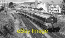 Photo 6x4 Rosslare train, Greystones (1986) CIE locomotive 039S, hauling  c1986