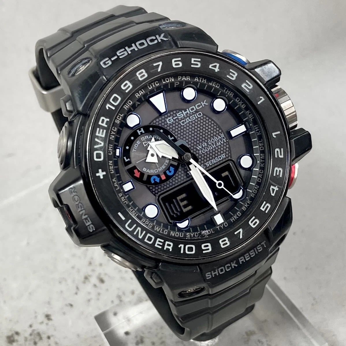 CASIO G-SHOCK GWN-1000B-1AJF GULFMASTER Black Men's Watch Very Good