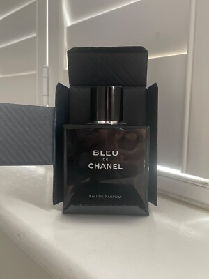 BLEU DE CHANEL EAU DE TOILETTE 50ML Empty Bottle Blue UK
