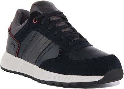 Geox U Molveno Mens Lace Up Waterproof Trainers In Navy Size UK 11  UK