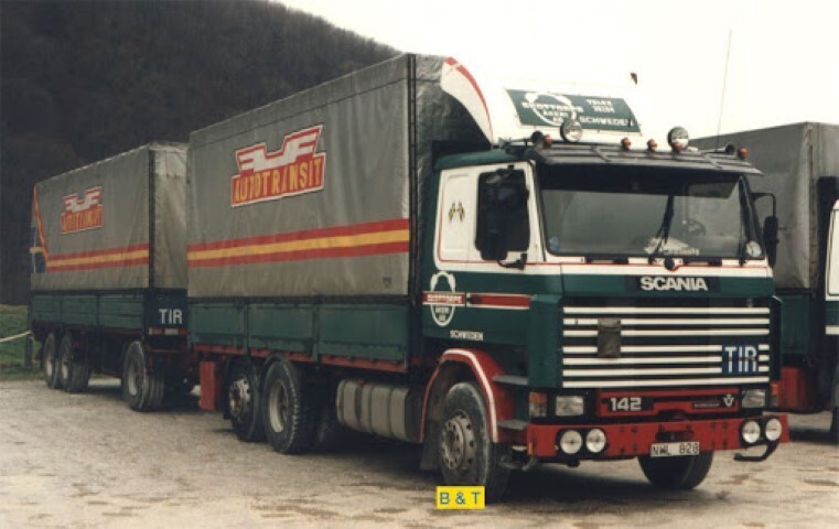 Scania 142 Tekno 82089 miniature de collection Skottorps d'une finition rare
