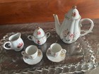 Vintage Miniature Raggedy Ann Andy Tea Set. Set Includes 9 pcs total