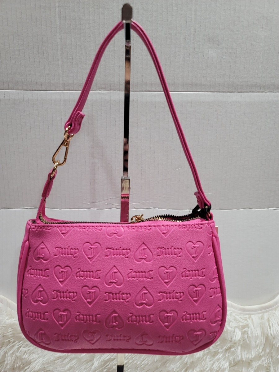 JUICY COUTURE JUICY PINK UPGRADE U MINI WRISTLET PURSE Brand