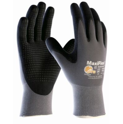 12er PACK(Paar) ATG  MaxiFlex Endurance 2442_10 Gr.10 (34-844) Nylon-Strickhands