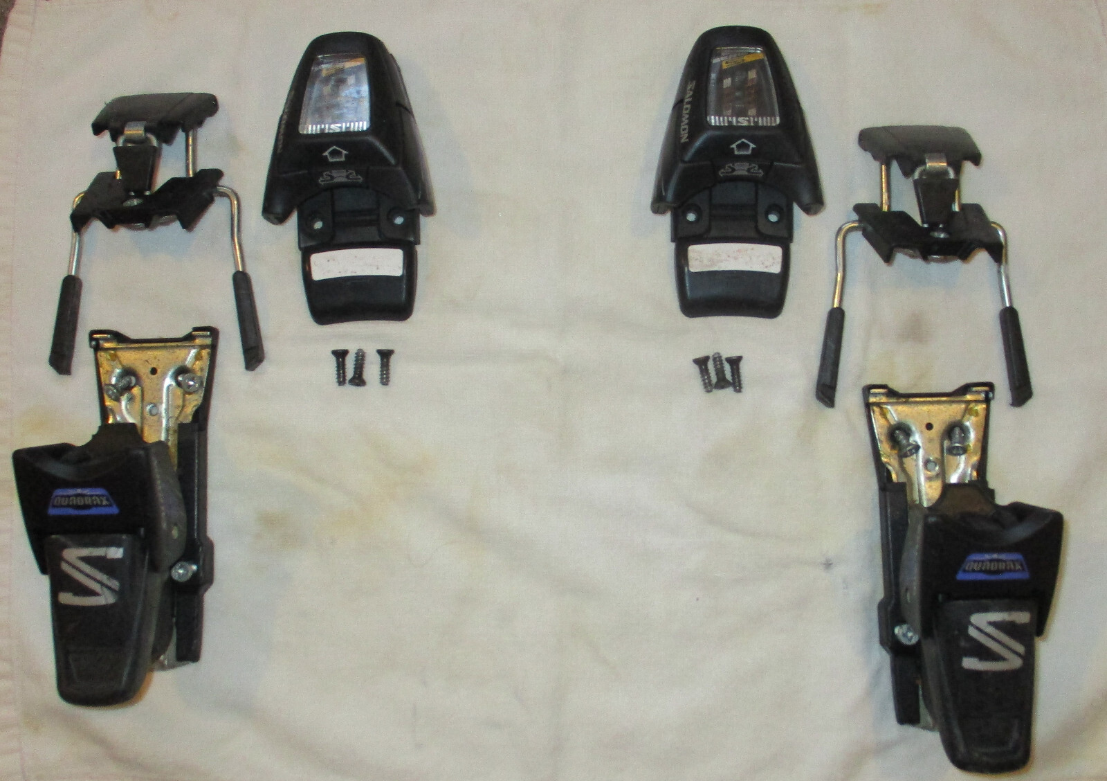 Attacchi Salomon Quadrax Serie 5 (coppia) usati