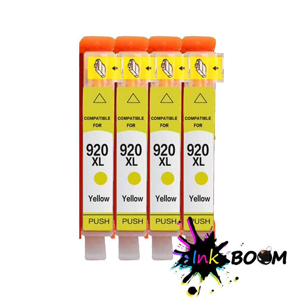 4Y Ink Cartridge replace for HP 920XL Officejet E609a E609n 6500A 7000 7500A