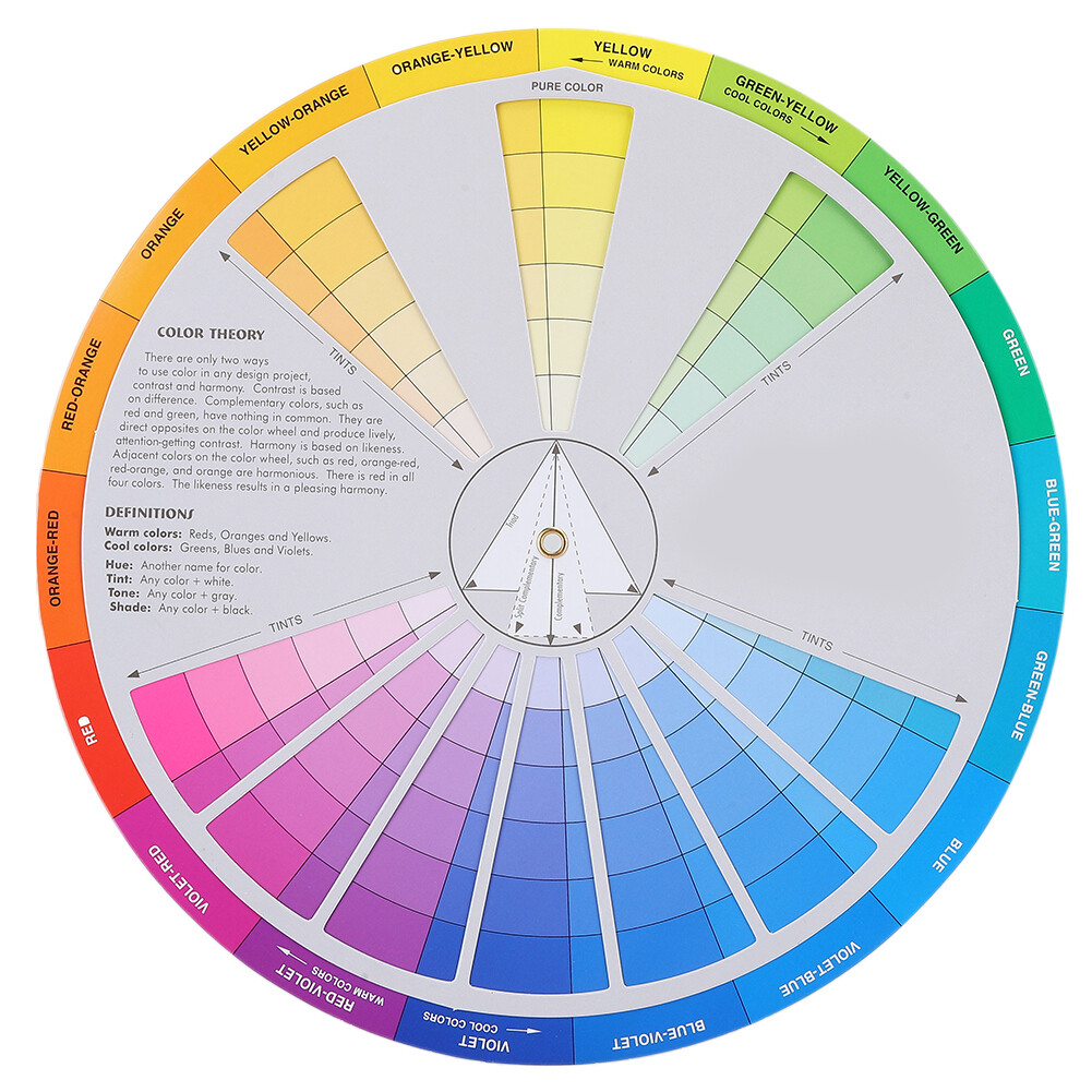 Color Wheel Paint Mixing