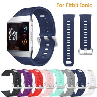 For FitBit Ionic Strap Replacement Band Classic Metal Buckle Wristband Accessory